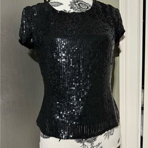 Adrianna Papell Boutique black top size 6